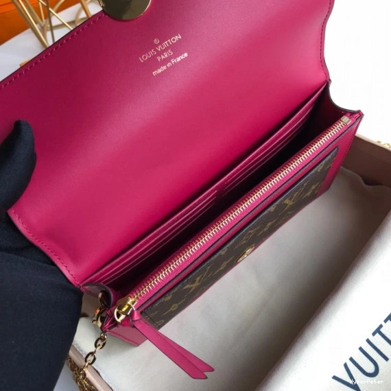 WALLET VUITTON FLORE LOUIS CHAIN 0813